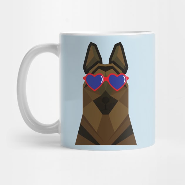 Cool German Shepherd by artsyafstore